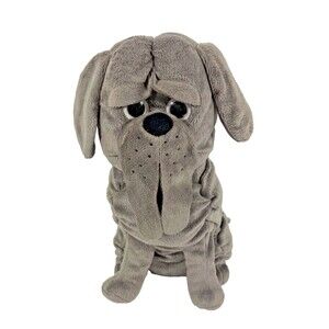 Wizarding World Of Harry Potter Hagrid Dog Grey Fang Plush 13”